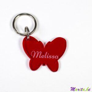 Melissa rouge porte-clés