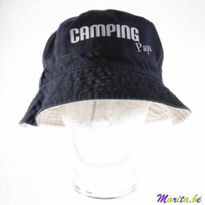 Chouette chapeau pour un papa qui aime le camping.