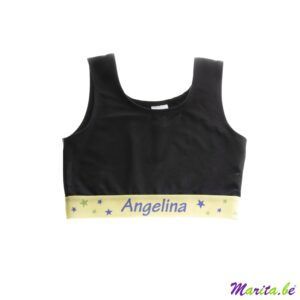 Haut de danse imprimé avec sublimation, amusant pour toutes les filles