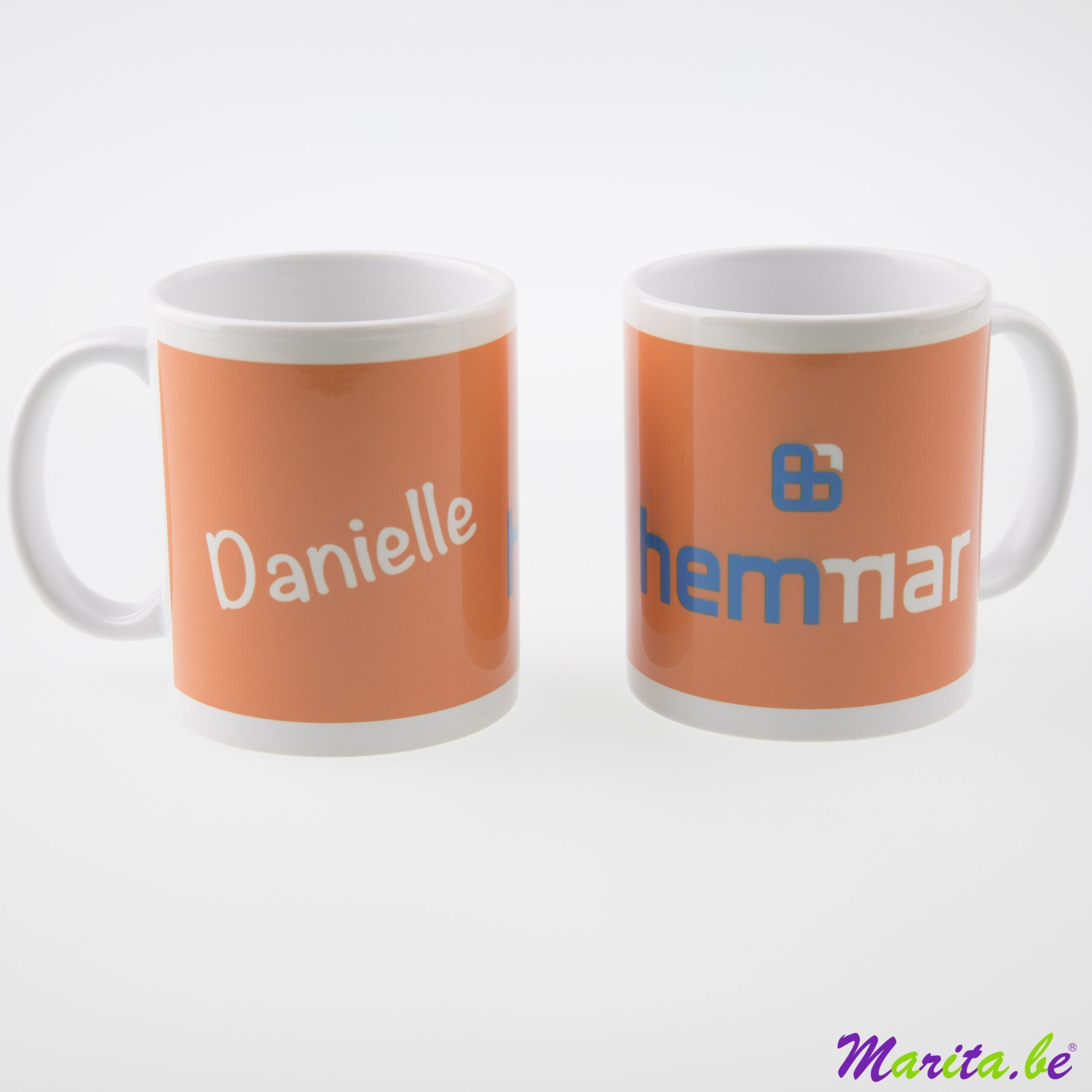 tasse à café avec logo et nom personnalisée pour chaque ouvrier