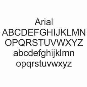 lettertype voor naamplaatje