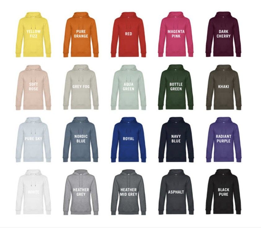 de king en queen sweaters bestaan in mooie kleuren