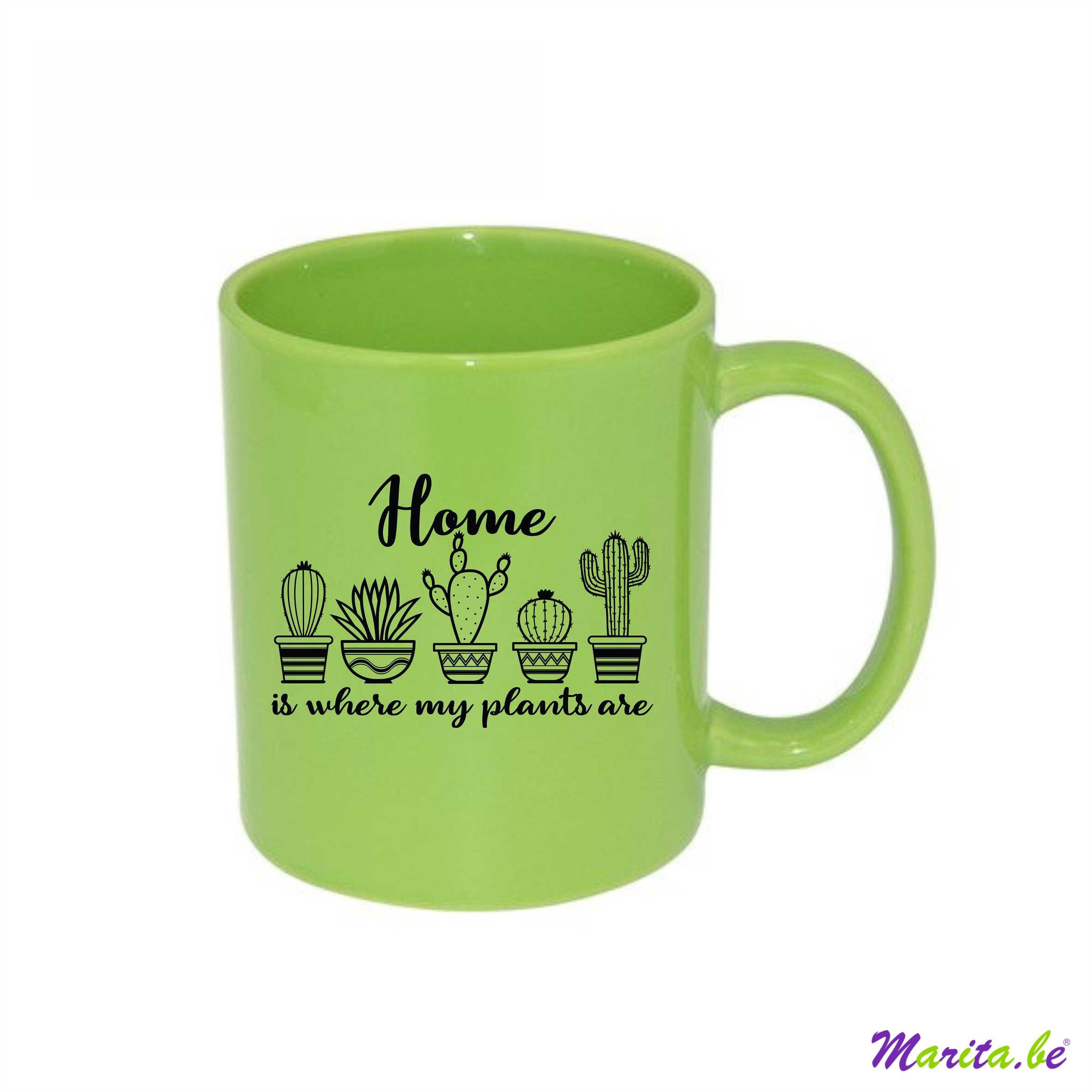 Tasse vert citron, parfaite pour l’impression pour un amateur de plantes ou pour quiconque d’autre