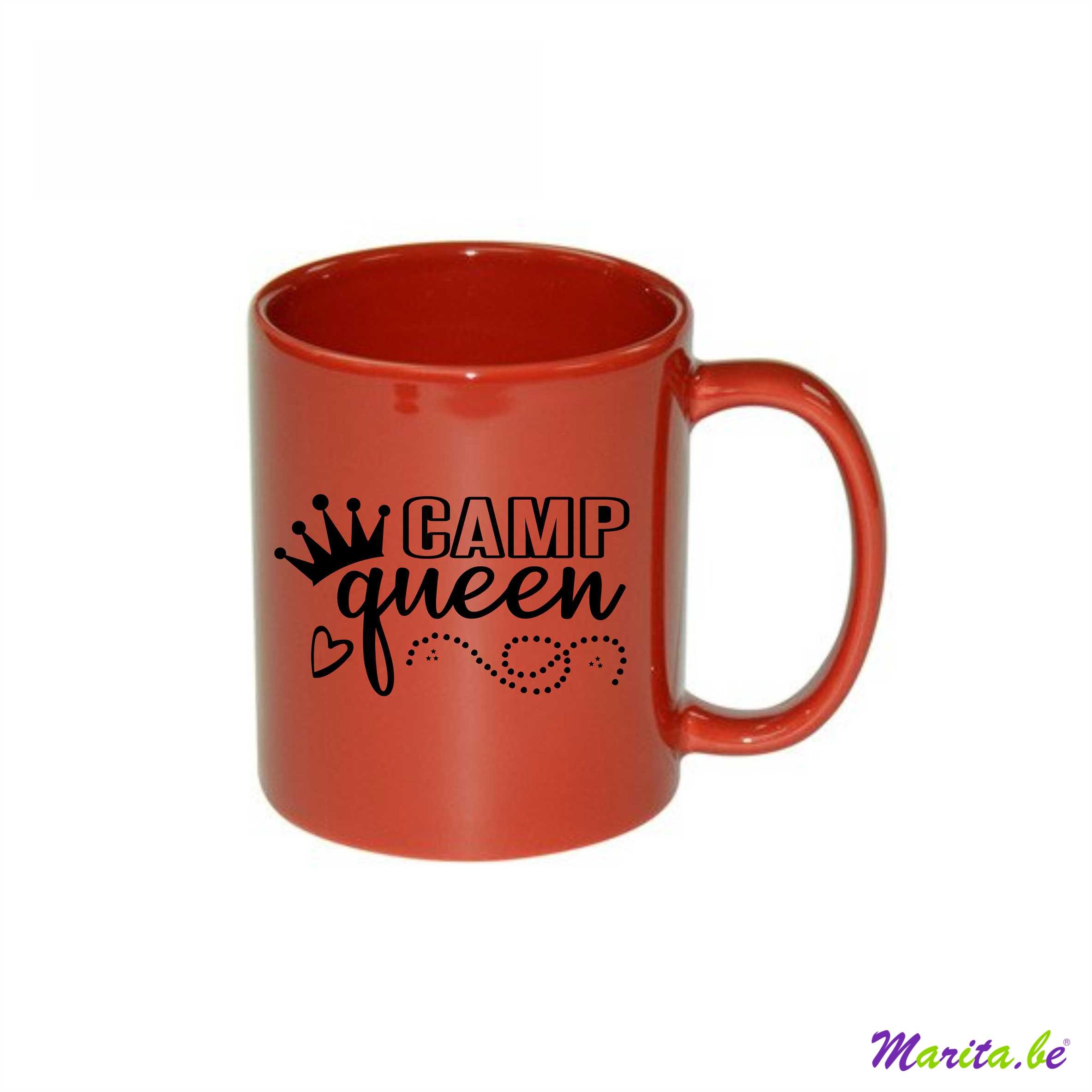Magnifique tasse rouge, le cadeau parfait, avec ton propre message dessus