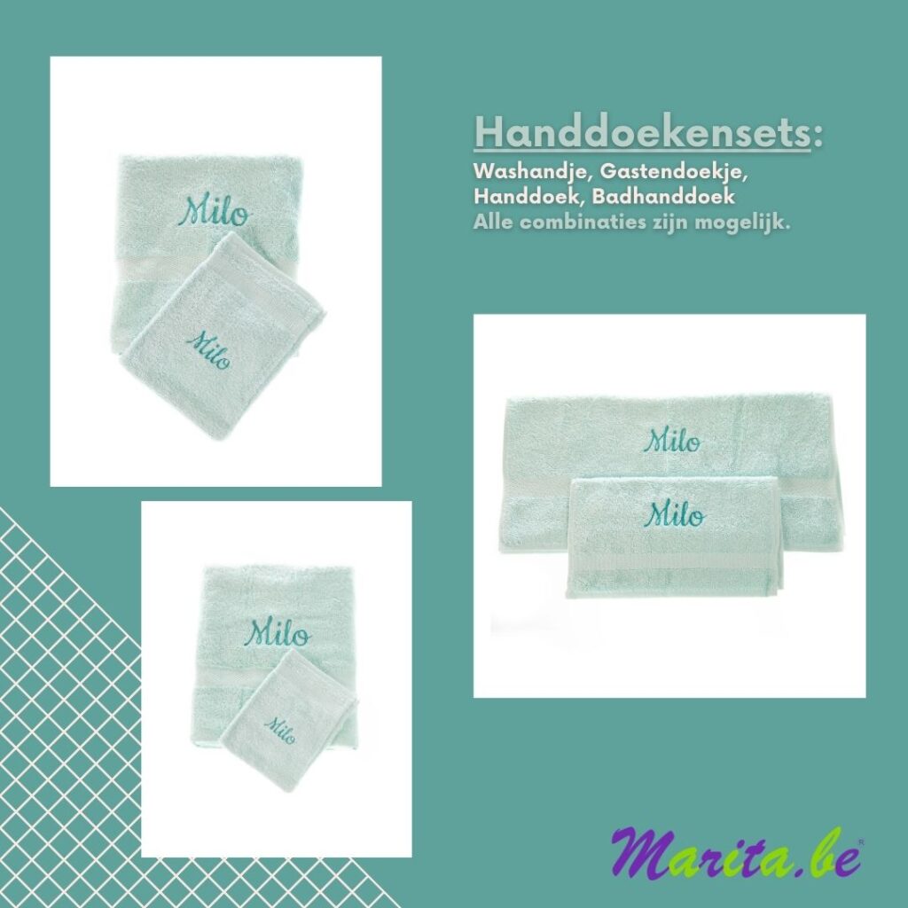 inspiratie mint handdoekenset milo