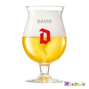 Gegraveerd Duvel glas